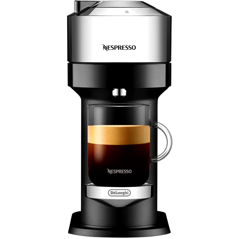 DELONGHI Nespresso® DELONGHI Vertuo Next Deluxe ENV120.C Chrome Μηχανή Καφέ