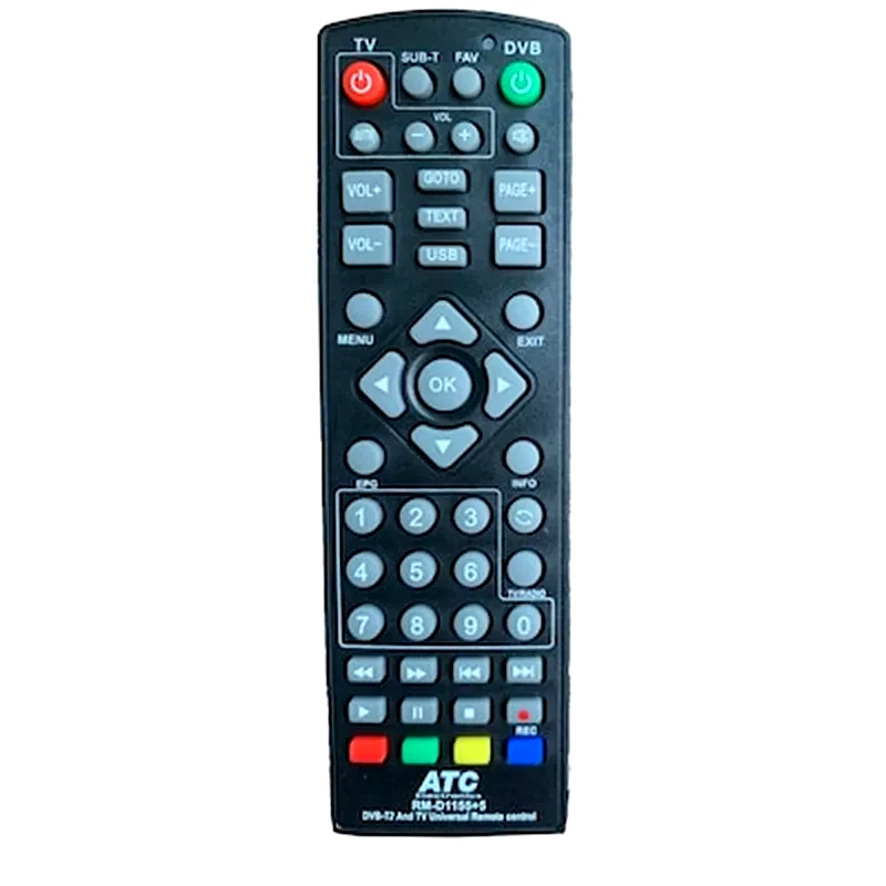 ATC ELECTRONICS Rm-d1155+5 Τηλεχειριστήριο Για Όλους Τους Δέκτες Universal Atc Electronics