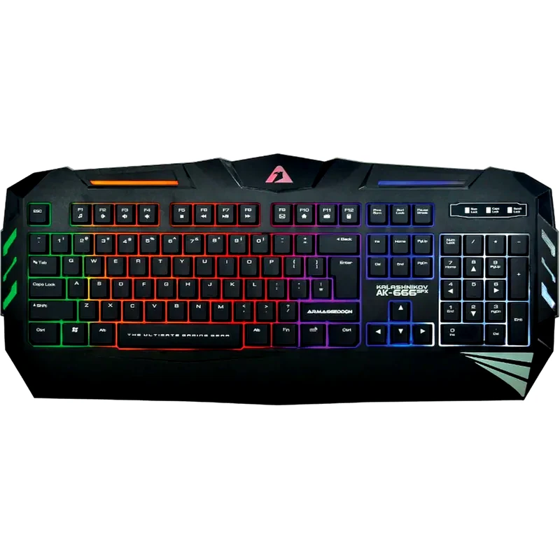 ARMAGGEDDON Armaggeddon AK-666SFX Gaming Ενσύρματο Πληκτρολόγιο με Φωτιζόμενα πλήκτρα (US)