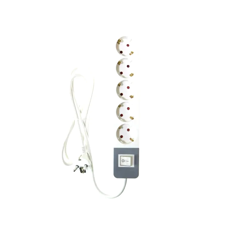 OSIO Πολύπριζο Osio OPS-2005 5 Θέσεων 1.5m - Λευκό