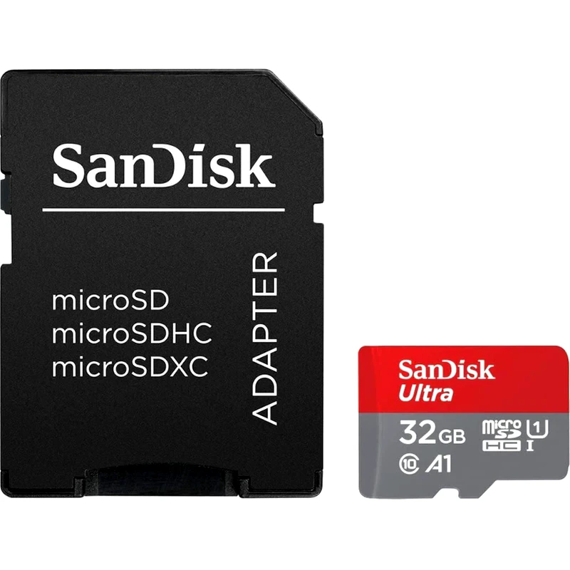 SANDISK Sandisk Ultra microSDHC 32GB Class 10 U1 A1 UHS-I με αντάπτορα