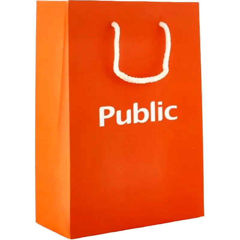 N/A Public Χάρτινη Τσάντα Μικρή - 18x8x25 cm