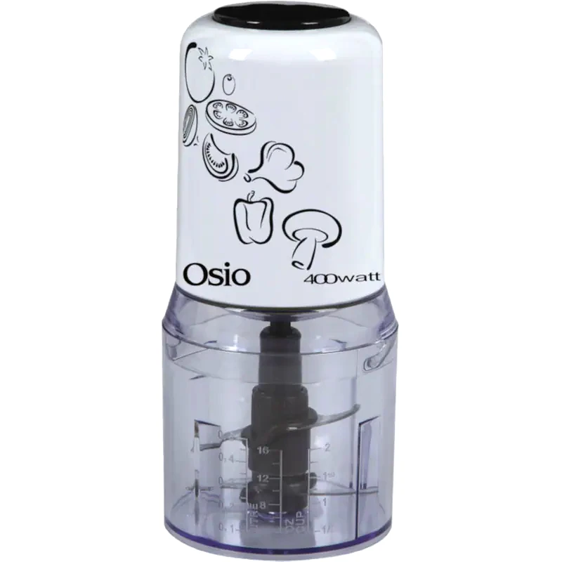OSIO OSIO OMC-2312W 0.5L 400W Πολυκόφτης με 2 σετ Λεπίδων