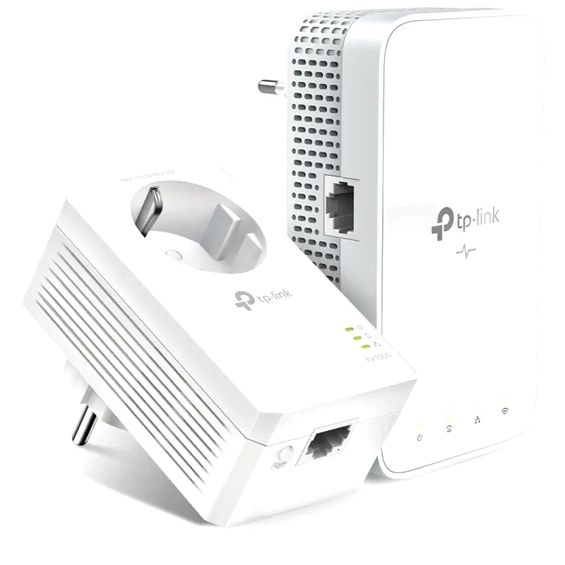 TP-LINK TP-Link TL-WPA7617 AV1000 Powerline Διπλό Kit Ασύρματη Σύνδεση Passthrough έως 1000Mbps με WiFi 6 και 1 Θύρα Ethernet