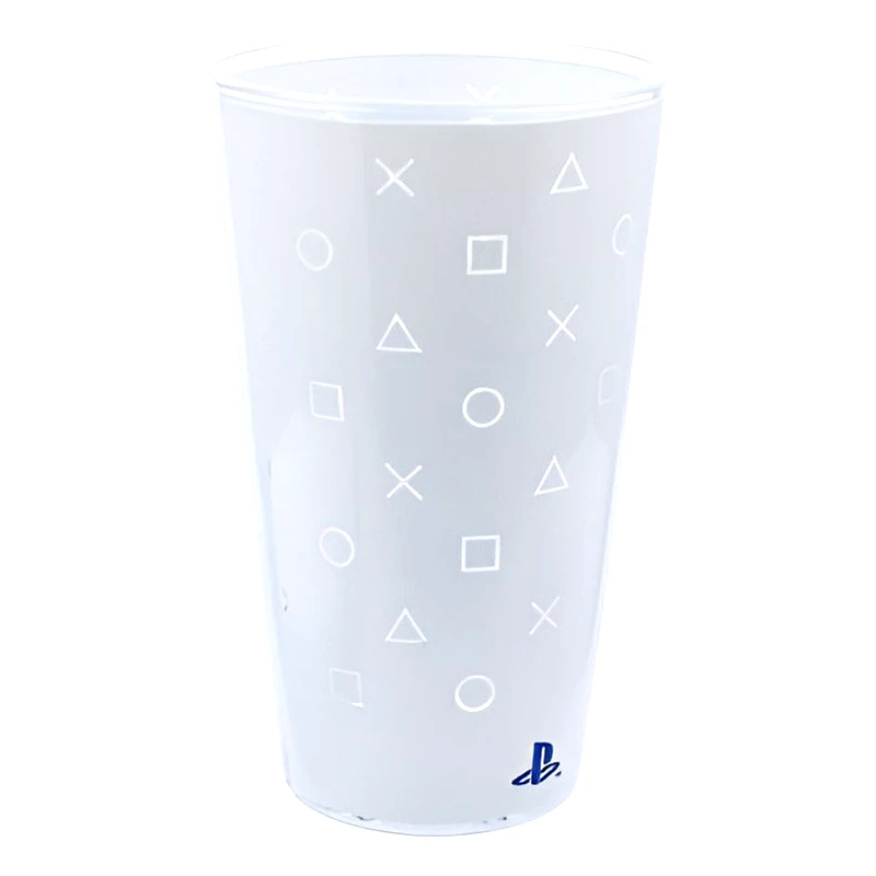 PALADONE Ποτήρι Paladone Playstation Γυάλινο 400 ml - Γκρι
