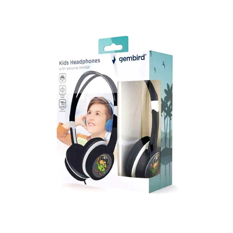 GEMBIRD Ακουστικά Headset Gembird Kids MHP-JR Μαύρο Ακουστικά Κεφαλής
