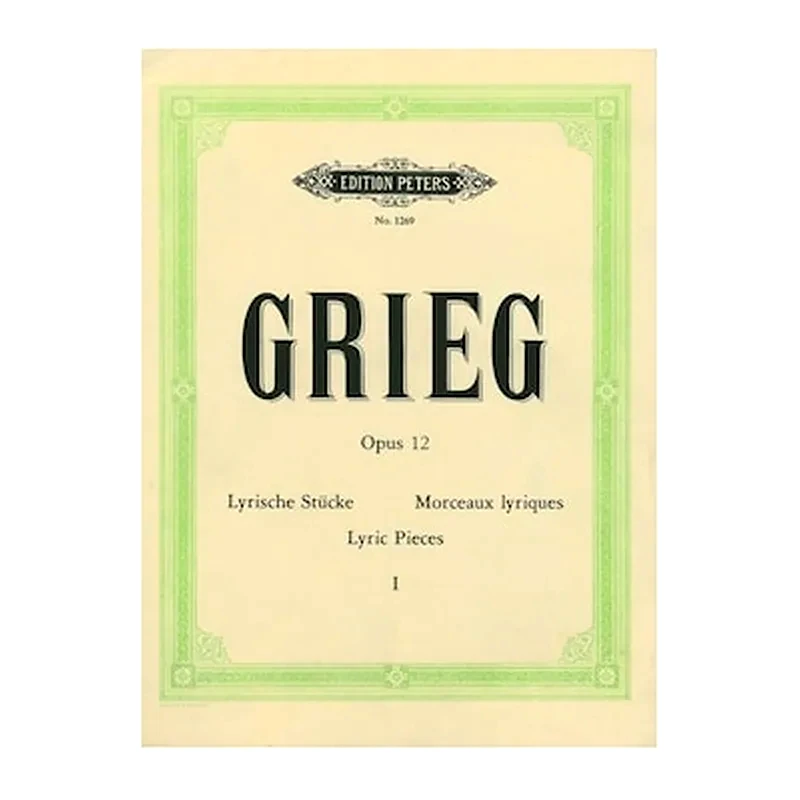 EDITION PETERS Βιβλίο Για Πιάνο Edition Peters Grieg - Lyric Pieces, Op.12, Vol.1