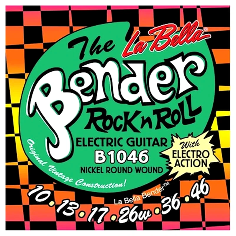 LA BELLA Σετ 6 Χορδές Ηλεκτρικής Κιθάρας La Bella Super Bender 010 - 046