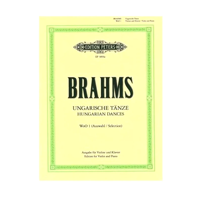 EDITION PETERS Brahms - Hungarian Dances, Nr. 1-12