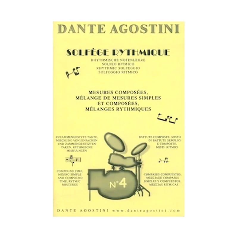 DANTE AGOSTINI Agostini - Solfege Rythmique, Vol.4