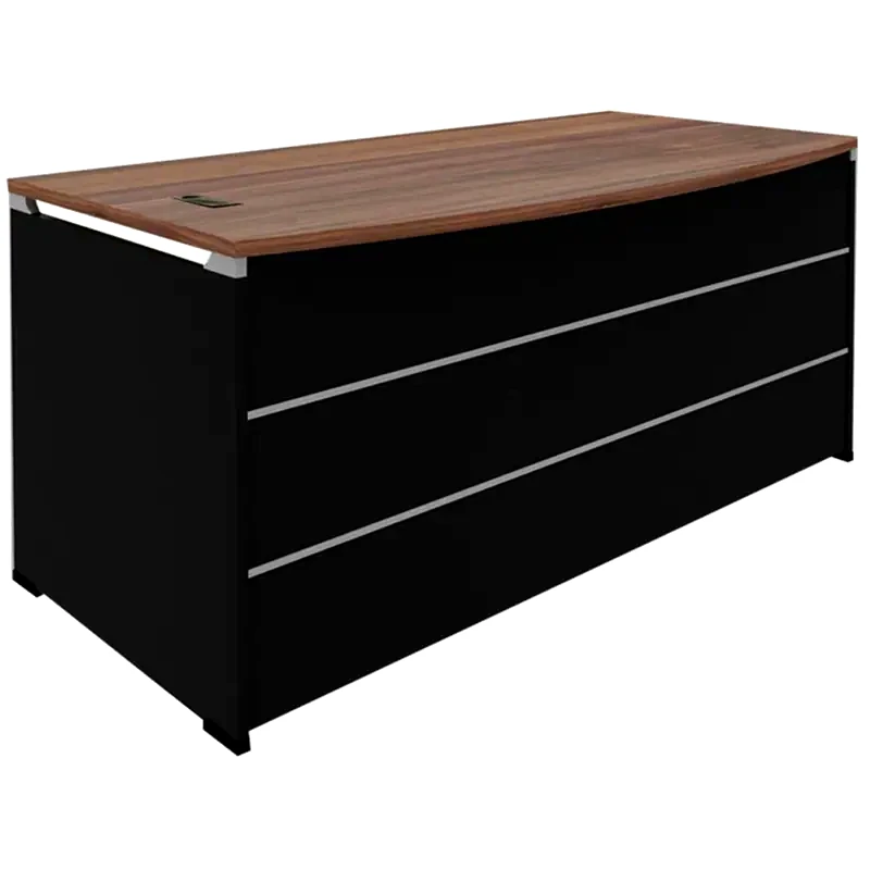 WOODWELL Γραφείο Επαγγελματικό Woodwell από Μελαμίνη 200x90cm - Sonoma/Μαύρο