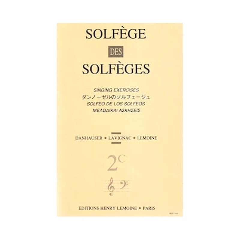 HENRY LEMOINE Solfege Des Solfeges 2c
