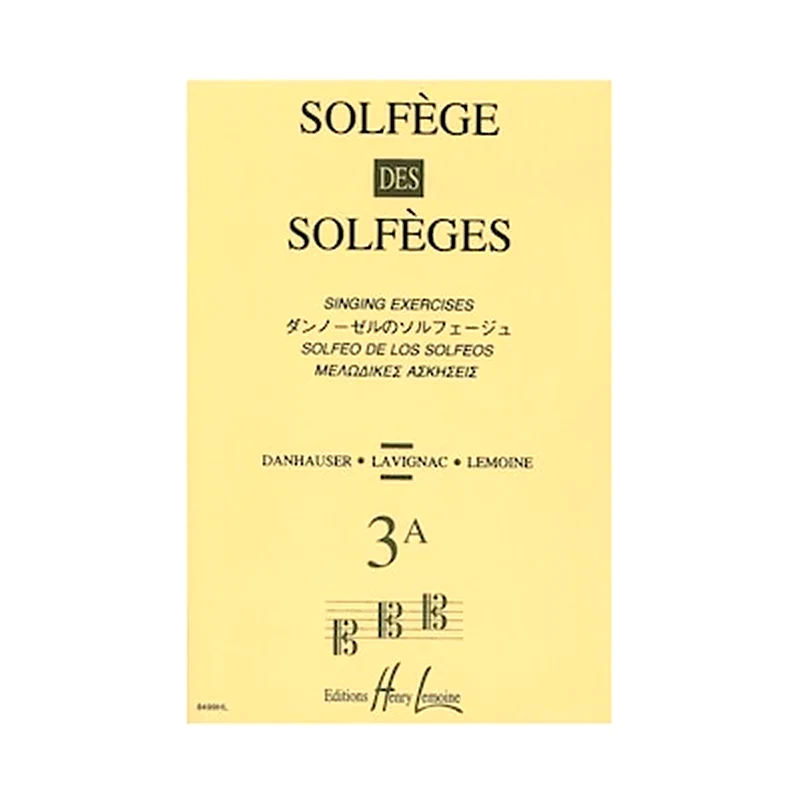 HENRY LEMOINE Solfege Des Solfeges, Vol.3a