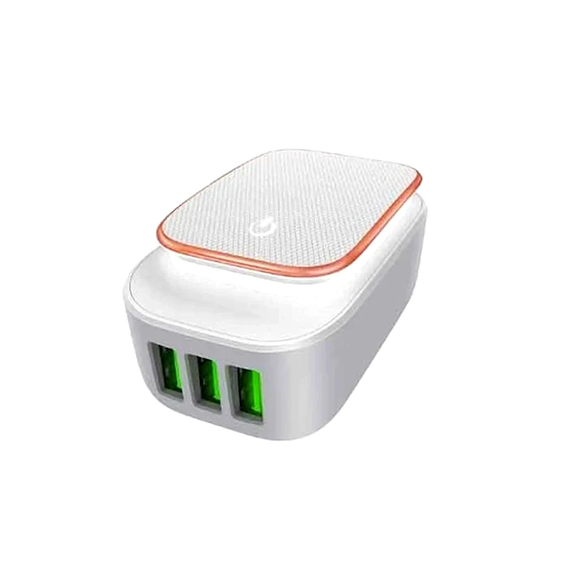 LDNIO Ldnio Φωτάκι Νυκτός Και Φορτιστής 3x Usb Λευκό (a3305) A3305