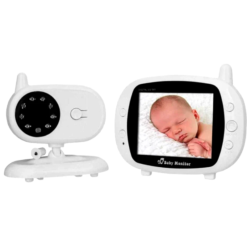 OEM Baby Monitor Bm9525 Κάμερας Ήχου 3.5 - Λευκό
