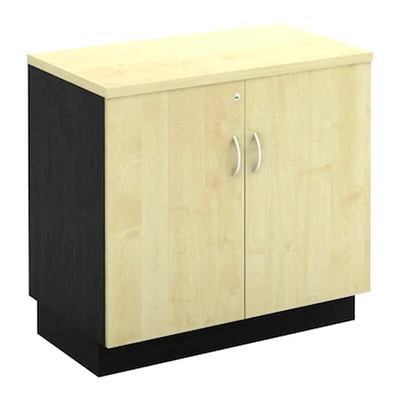 WOODWELL Χαμηλο Ντουλαπι Ανθρακι - Σημυδα Πλάτος:80cm X Βάθος:45cm X Ύψος:75cm