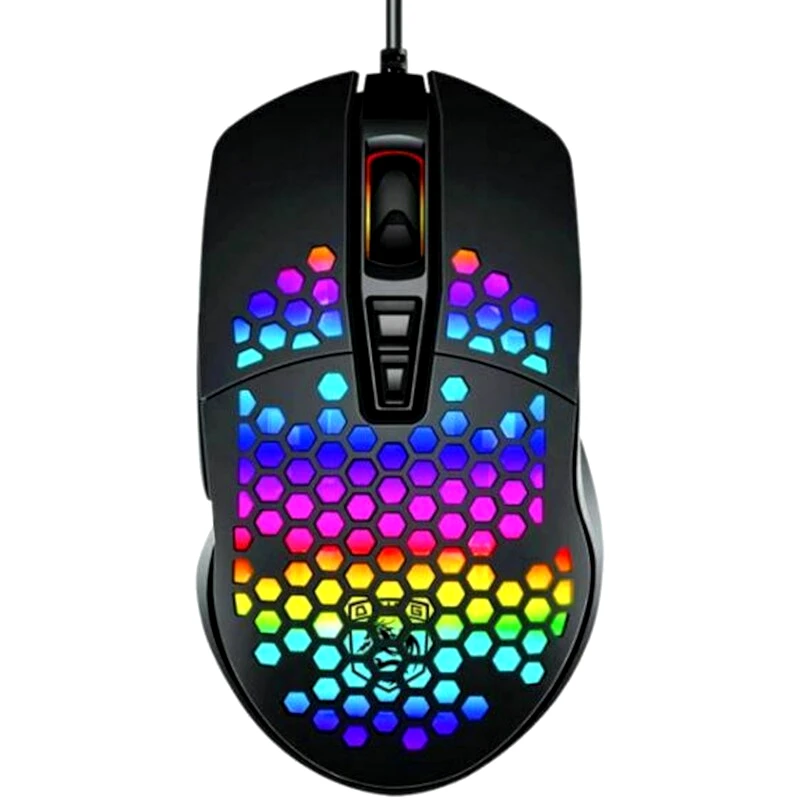 ANDOWL Gaming Ενσύρματο Ποντίκι Andowl QM1 RGB 6400 dpi - Μαύρο