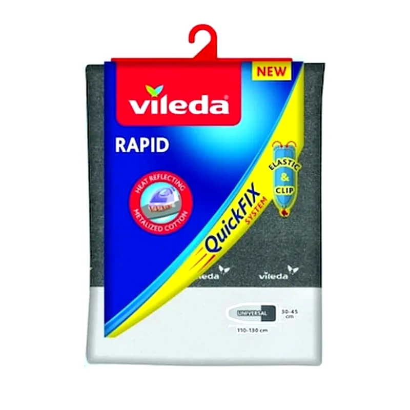 VILEDA Vileda Σιδερόπανο Με Διπλό Υπόστρωμα Τριπλή Μεταλλική Επίστρωση Για Το Σίδερο Rapid Quick Fix