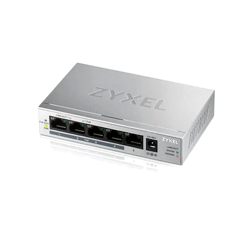 ZYXEL Zyxel GS1005HP Network Switch Unmanaged Gigabit Ethernet (1000 Mbps) PoE Support