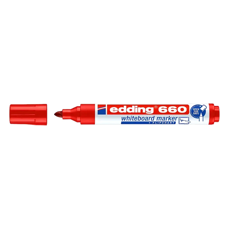 EDDING Μαρκαδόροι Πίνακα Mp 660 Κόκκινο 2.0-3.0 mm