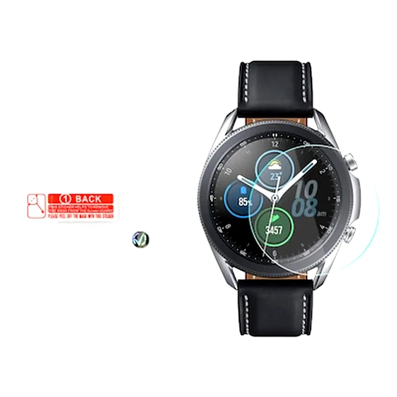 VOLTE-TEL Προστασία Οθόνης Volte-Tel Full Cover Tempered Glass για Samsung Galaxy Watch 3 45mm