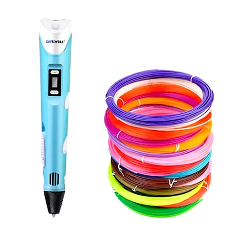 OEM Στυλό Τρισδιάστατης Εκτύπωσης – 3d Printer Pen Με 10 Επιπλέον Νήματα Εκτύπωσης
