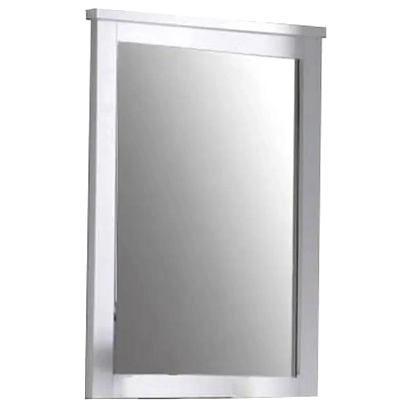 WOODWELL Διακοσμητικός Καθρέφτης Τοίχου Welhome 72x4.4x93 cm - Λευκό