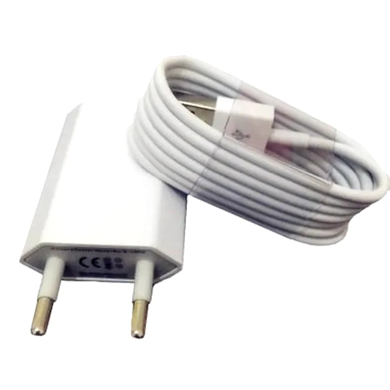 OEM Σετ Φόρτισης Oem Usb 1A with cable Usb to Lightning 1m - White