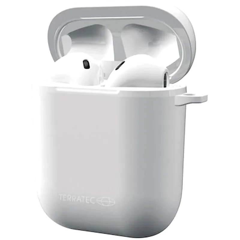 TERRATEC Θήκη Ακουστικών Terratec Add Case για Apple AirPods 1st/2nd Gen - Λευκό