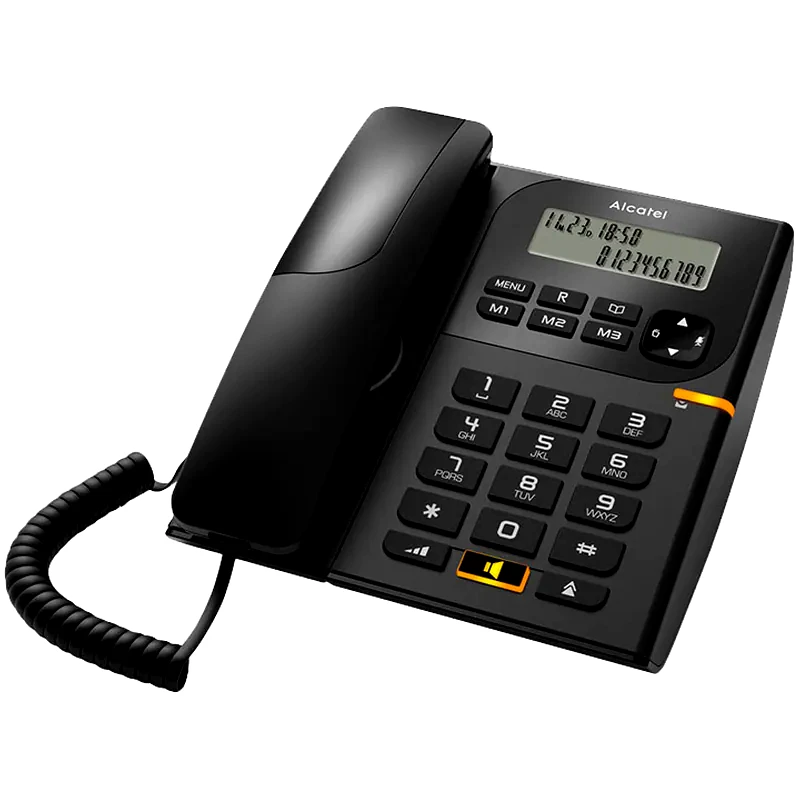 ALCATEL Ενσύρματο Τηλέφωνο Alcatel T58 - Μαύρο
