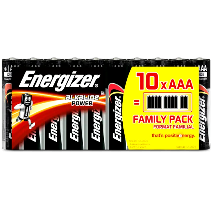 ENERGIZER Energizer Αλκαλίκες Μπαταρίες ΑΑΑ 1.5V 10τμχ