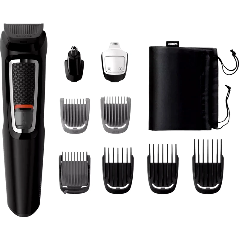 PHILIPS Σετ Ανδρικής Περιποίησης PHILIPS Multigroom Series 3000 MG3740/15 9 σε 1 για Πρόσωπο και Μαλλιά