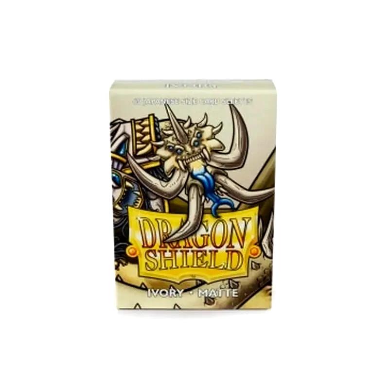 DRAGON SHIELD Ygo Dragon Shield Sleeves Japanese Small Size - Matte Ivory (box Of 60)