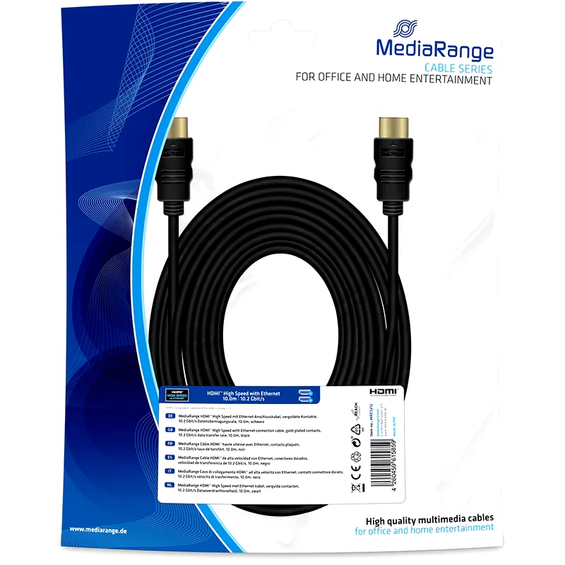 MEDIARANGE Καλώδιο MediaRange MRCS212 HDMI Male σε HDMI Male - 10m