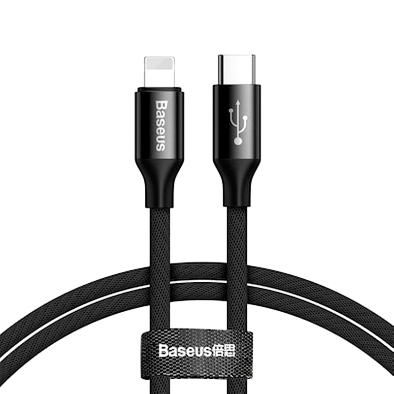 BASEUS Καλώδιο δεδομένων Baseus Yiven Usb-C To Lightning 1.5m - Black