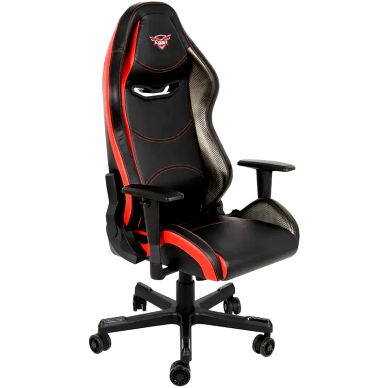 EUREKA Καρέκλα Gaming Eureka Ergonomic ERK-GC-01 από Τεχνητό Δέρμα - Μαύρη/Κόκκινη