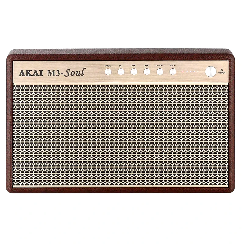 AKAI Akai M3 Soul Φορητό Ηχείο 20W - Καφέ