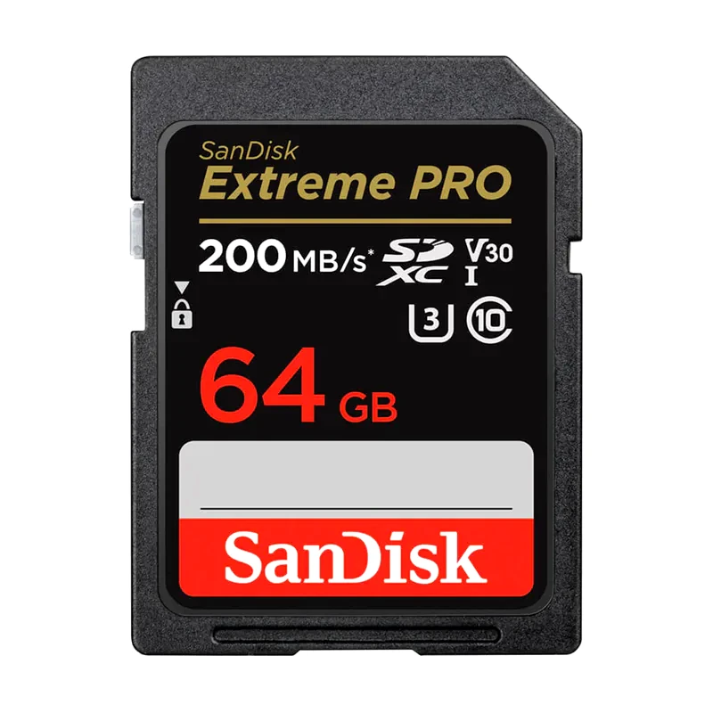 SANDISK Sandisk Extreme Pro SecureDigital SDXC 64GB Class 10 U3 V30 UHS-I