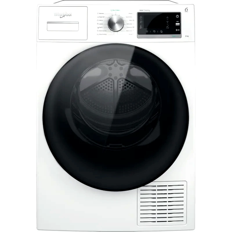 WHIRLPOOL WHIRLPOOL W6 D94WB EE 9 kg Α+++ με Αντλία Θερμότητας και AutoCleaning Λευκό Στεγνωτήριο Ρούχων