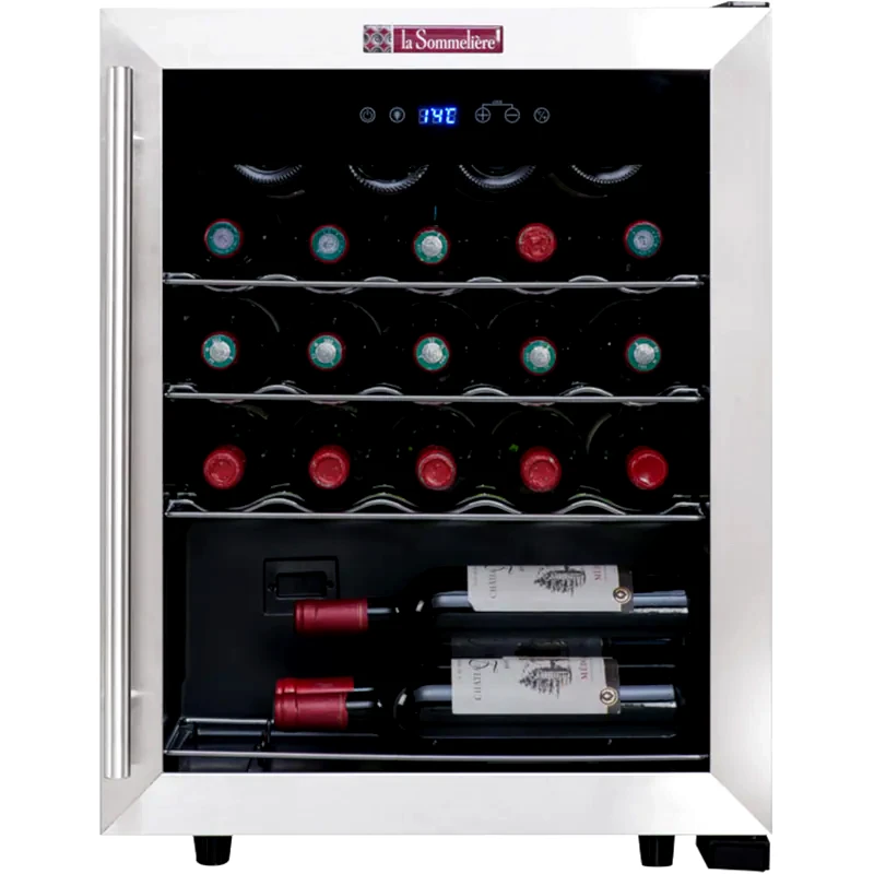LA SOMMELIERE LA SOMMELIERE LS24A για 23 Μπουκάλια με LED φωτισμό Inox Συντηρητής Κρασιών