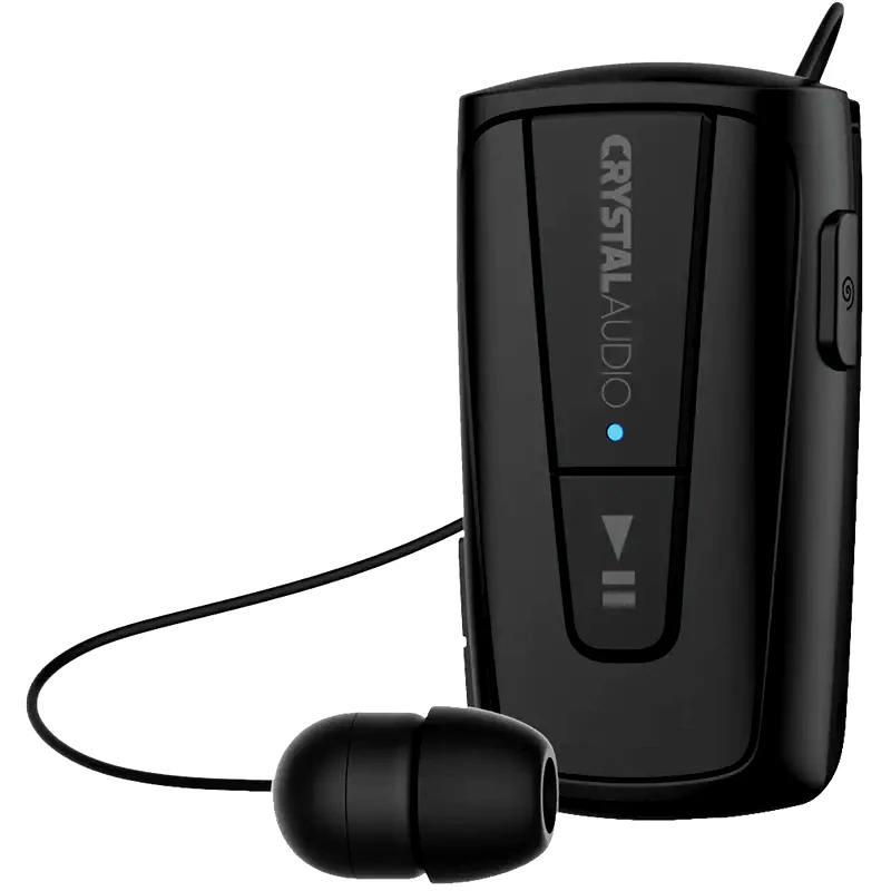 CELLULAR LINE Ακουστικά Bluetooth Crystal Audio R3K Retractable - Μαύρα