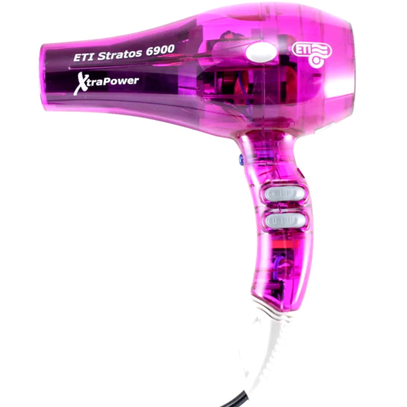 ETI-ITALY Σεσουάρ Μαλλιών ETI Stratos 6900 Xtra Power 2400 W Ροζ