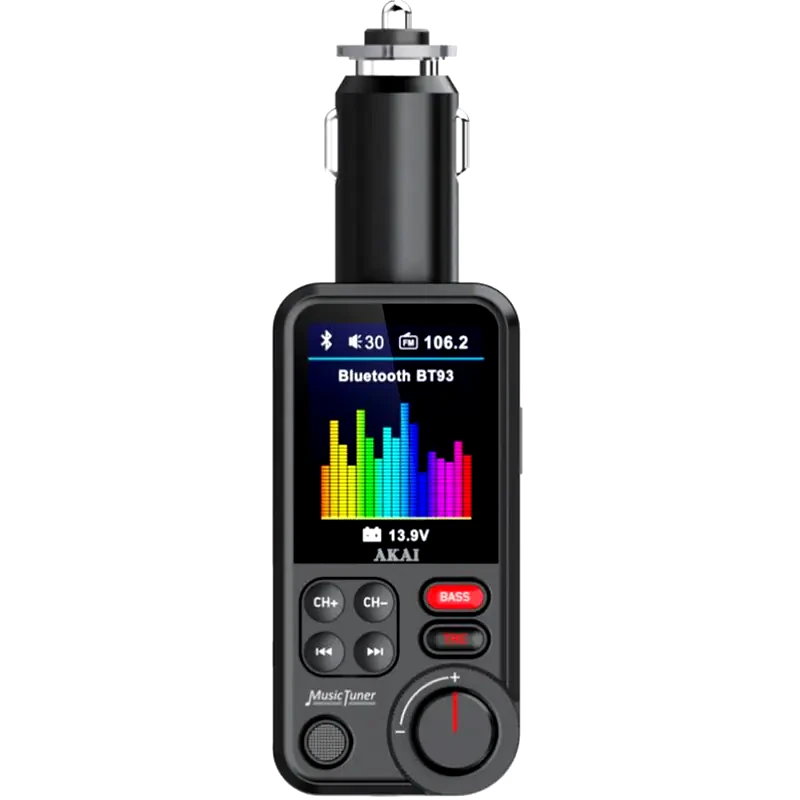 AKAI Car Transmitter Akai FMT-93BT Handsfree / USB / Aux / microSD