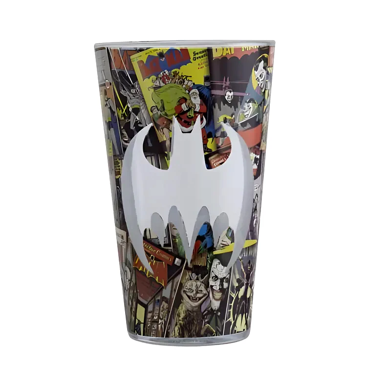 PALADONE Ποτήρι Paladone The Batman Γυάλινο 400 ml - Πολύχρωμο