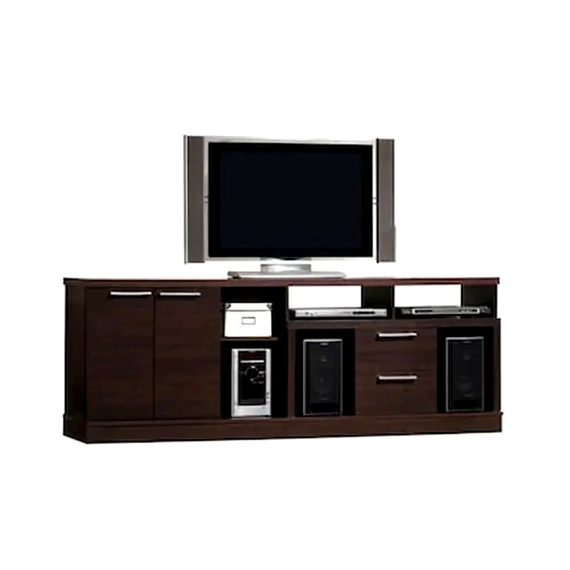 WOODWELL Έπιπλο Τηλεόρασης Analog Woodwell Μελαμίνη MDF 190x46x70cm - Καφέ