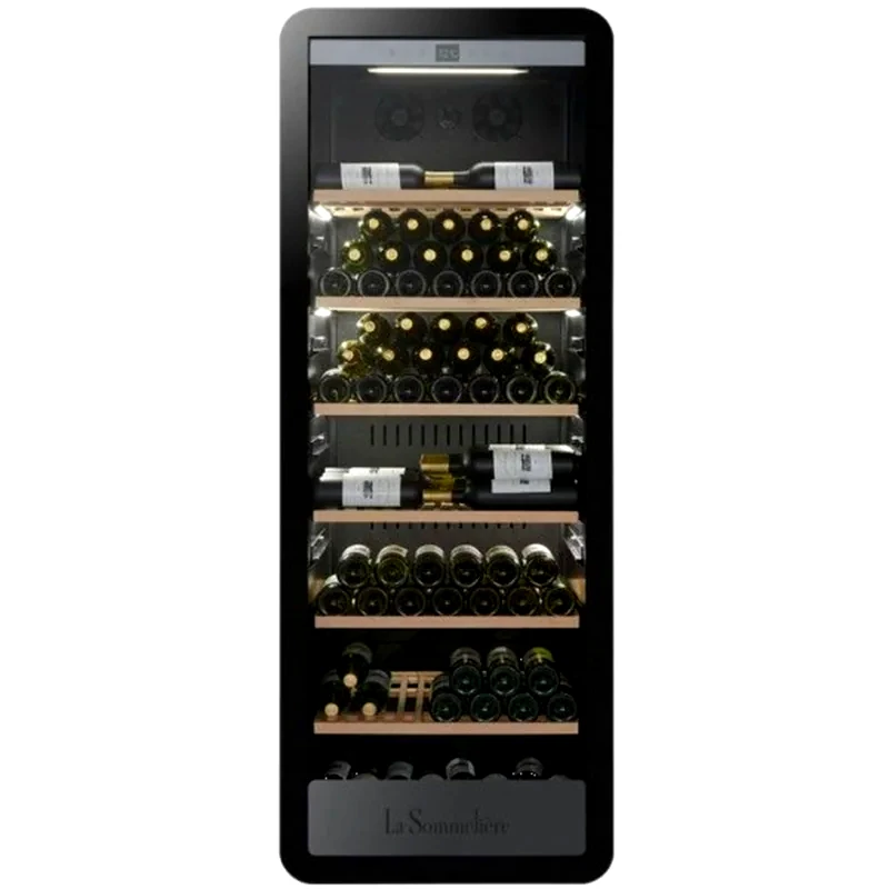 LA SOMMELIERE LA SOMMELIERE APOGEE255PV για 254 Μπουκάλια Μαύρο Συντηρητής Κρασιών
