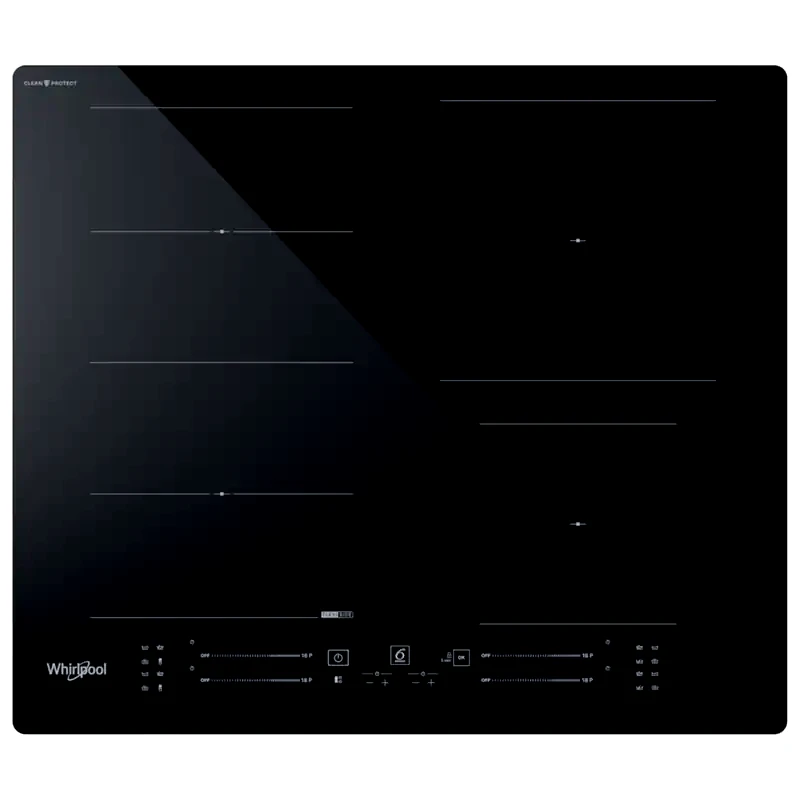 WHIRLPOOL WHIRLPOOL WF S3660 CPNE 59 cm Μαύρο Εστία Επαγωγική Αυτόνομη