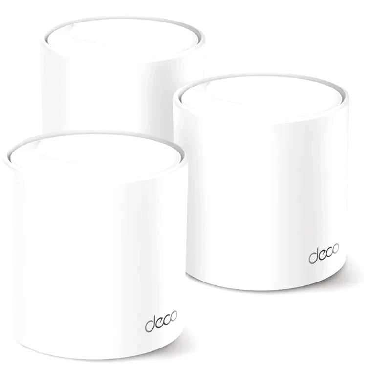 TP-LINK TP-Link Deco X10 AX1500 Whole Home Mesh Wi-Fi 6 Dual Band (2.4 5 GHz) 1201 Mbps 3 pack