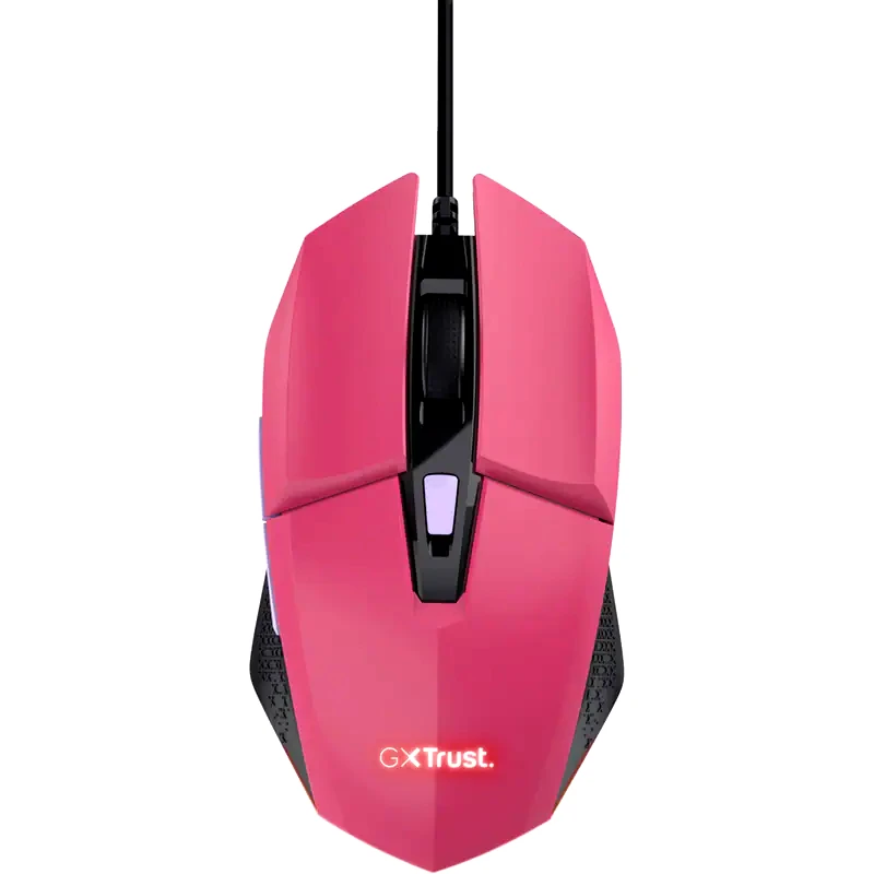 TRUST Trust GXT 109P Felox Gaming Ενσύρματο Ποντίκι Ροζ