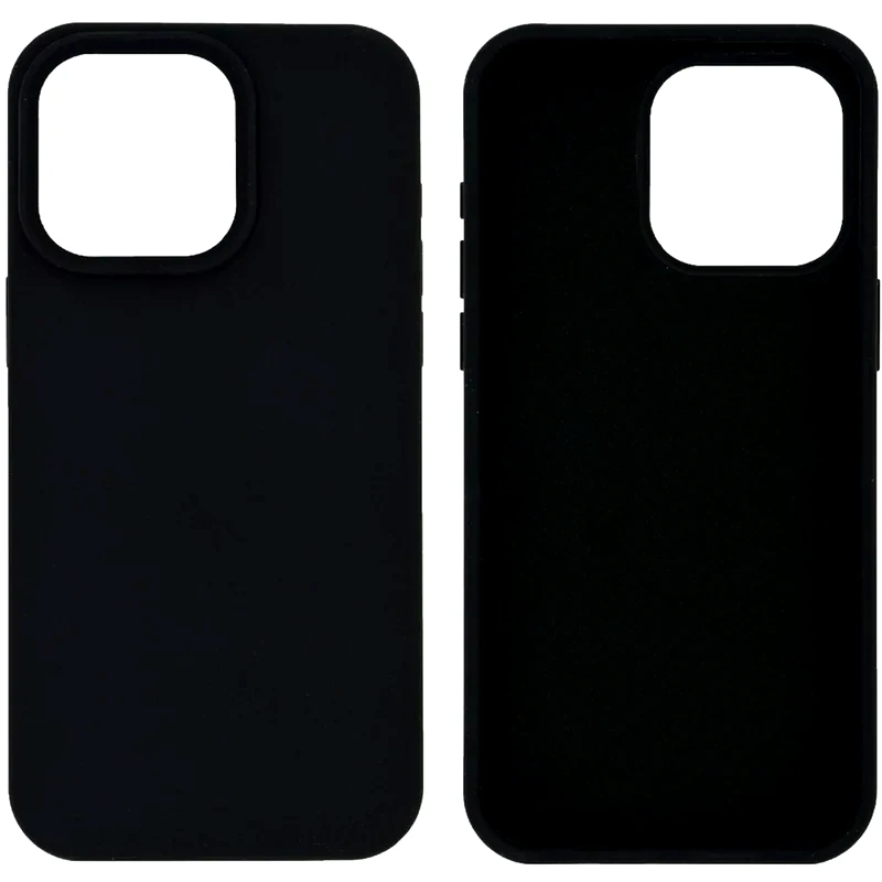 ANCUS Θήκη Apple iPhone 15 Pro Max - Ancus Silicon Liquid - Μαύρο